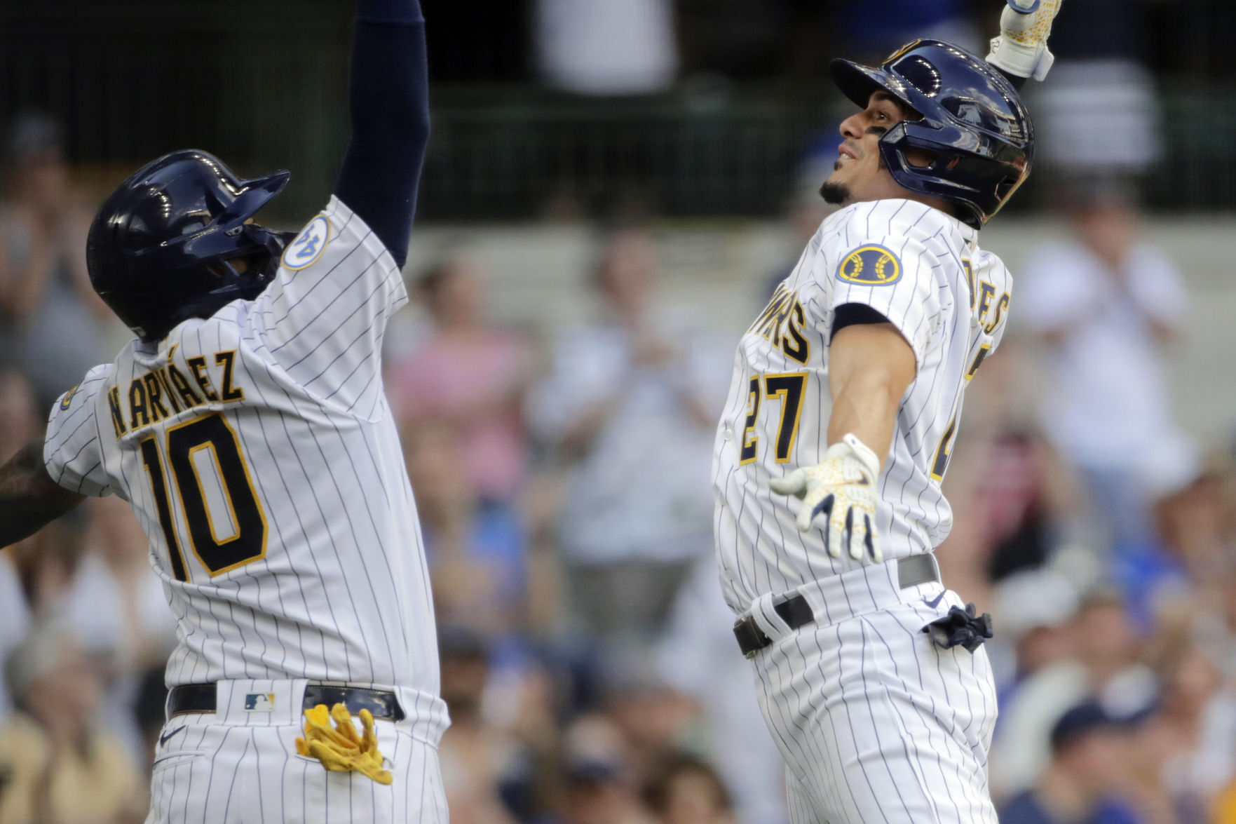Willy Adames, Omar Narvaez